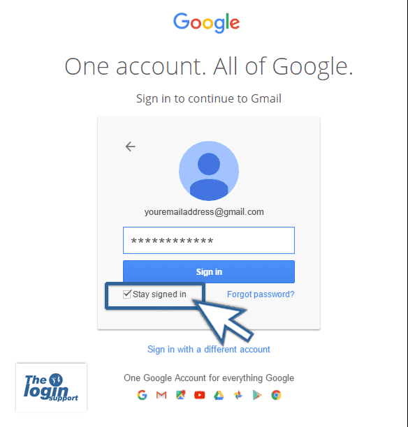gmail stay signed in